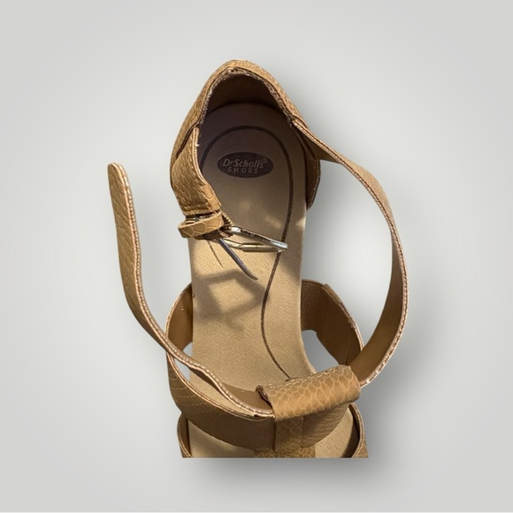 Women’s Dr. Scholl’s Tan Wedge Sandals | Comfortable Cushioned Wedges | Size 6.5 - Picture 3 of 4